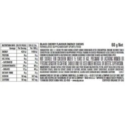 Clif BLOKS Energy Chews 60g Black Cherry -Camelbaked Store 0035527 shot energy blocks black cherry