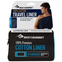 Sea To Summit 100% Cotton Travel Liner − Standard Rectangular -Camelbaked Store 0040188 100 cotton travel liner rectangular