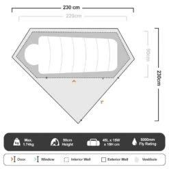 Atom Hiking Tent 23 Atom Hiking Tent -Camelbaked Store 1201435