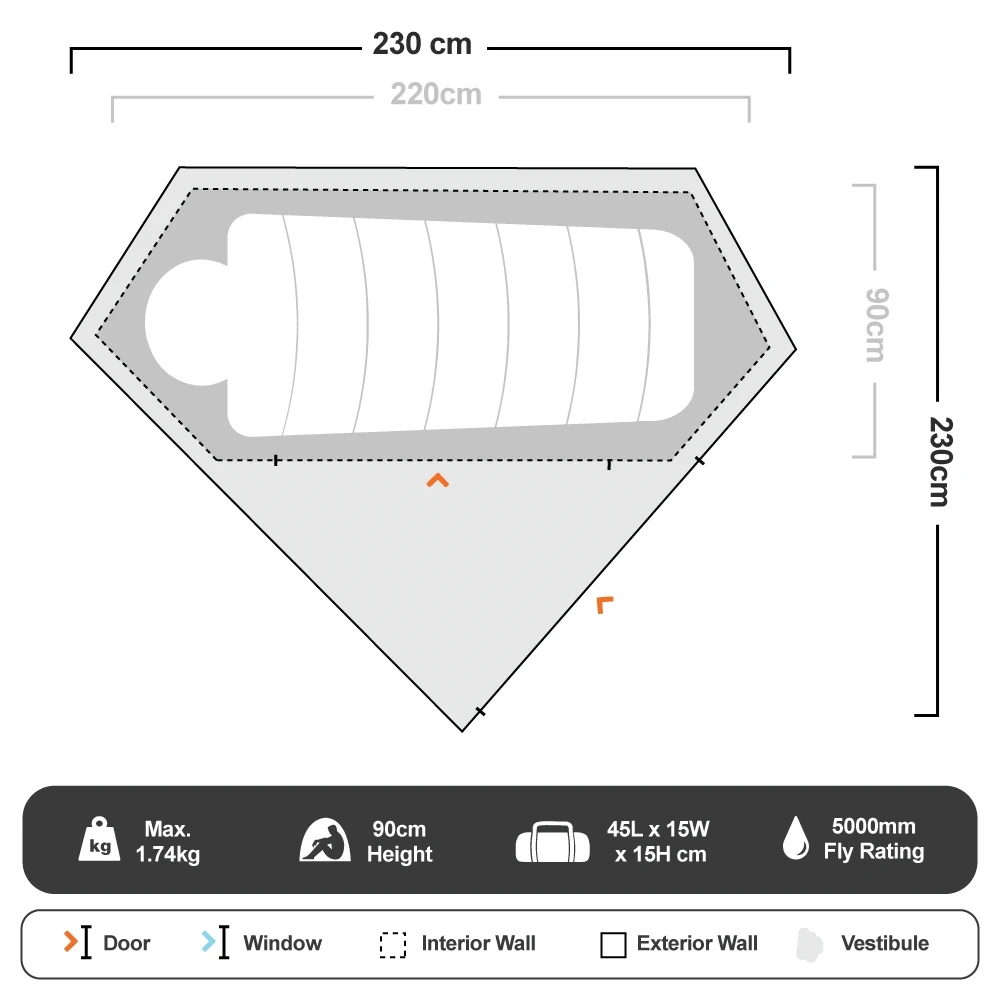 Atom Hiking Tent 13 Atom Hiking Tent - Image 11
