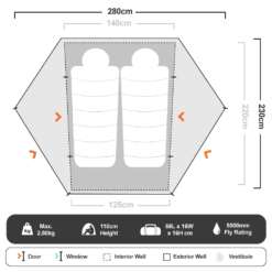 Zeus Hiking Tent -Camelbaked Store 1202525
