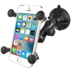 RAM MOUNTS X−Grip Phone Mount With Twist−Lock Low Profile Suction Base -Camelbaked Store 1207814 twist suction cup mount phone cradle