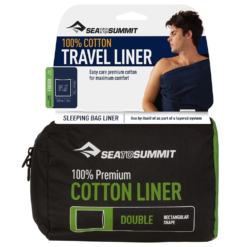 Sea To Summit 100% Cotton Travel Liner − Double -Camelbaked Store 1235175 100 cotton travel liner double