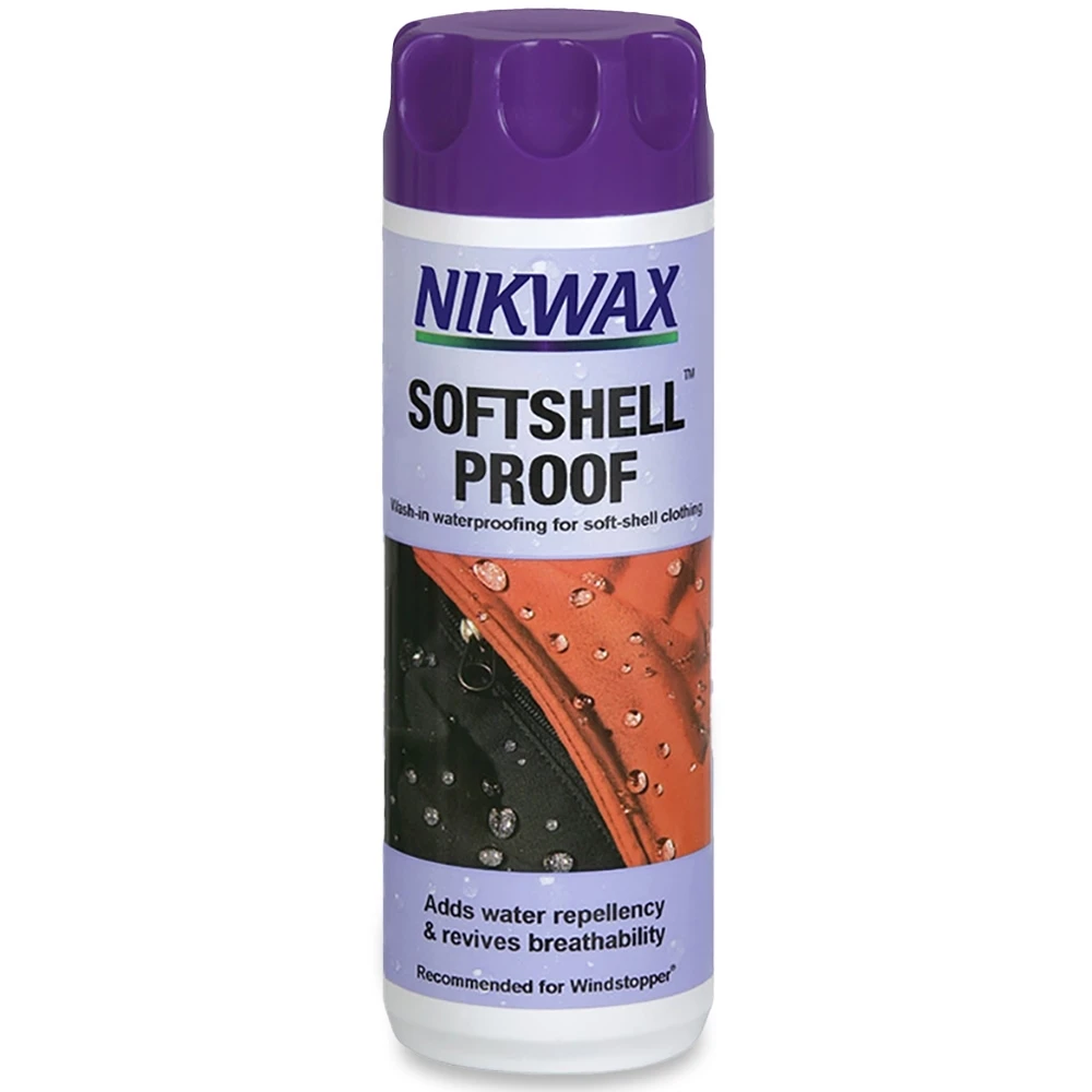 Nikwax Softshell Proof 300ml Wash In 3 Nikwax Softshell Proof 300ml Wash In