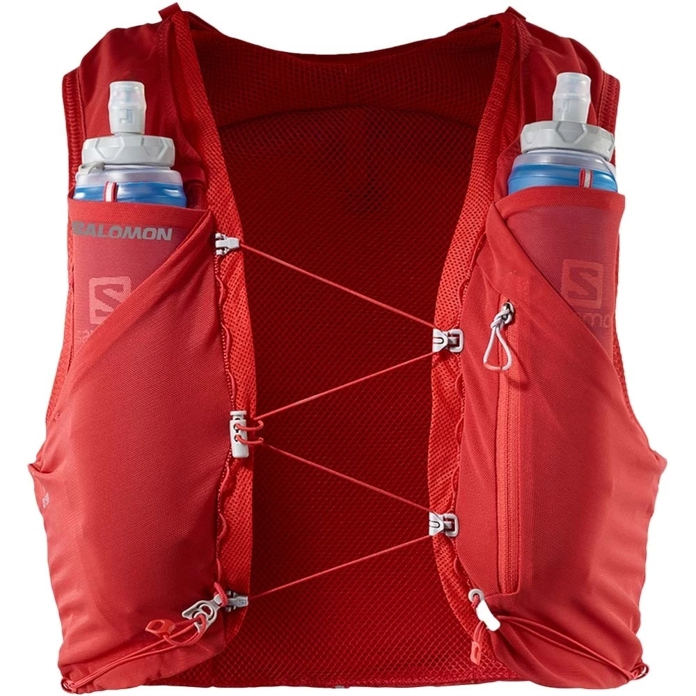 Salomon Adv Skin 5 Unisex Running Vest With Flasks Included 4 Salomon Adv Skin 5 Unisex Running Vest With Flasks Included - Image 2