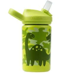 Camelbak Eddy+ Kids Stainless Steel Single Wall Bottle 400ml -Camelbaked Store 1250358 eddy kids stainless steel bottle 400ml dino camo