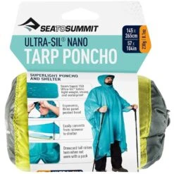 Sea To Summit Ultra Sil Nano Tarp Poncho 7 Sea To Summit Ultra Sil Nano Tarp Poncho -Camelbaked Store 1250845 ultra sil nano tarp poncho blue
