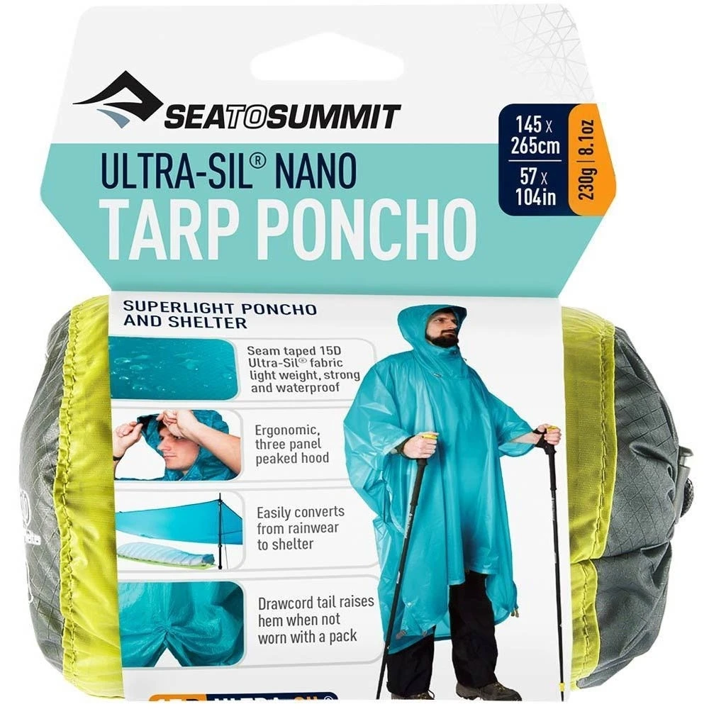 Sea To Summit Ultra Sil Nano Tarp Poncho 5 Sea To Summit Ultra Sil Nano Tarp Poncho - Image 3