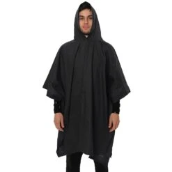Stash Raincoat Poncho -Camelbaked Store 1251109 stash raincoat poncho black