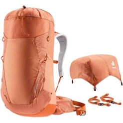 Deuter Aircontact Ultra 45 + 5 SL Backpack -Camelbaked Store 1267031 aircontact ultra 45 plus 5 sl backpack sienna paprika