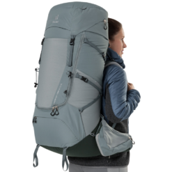 Deuter Aircontact Core 65 + 10 SL Backpack -Camelbaked Store 1267365 aircontact core 65 plus 10 sl backpack shale ivy