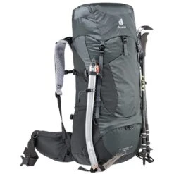 Deuter Aircontact Lite 50 + 10 Backpack -Camelbaked Store 1272742 aircontact lite 50 10 backpack graphite black
