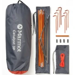 Marmot Catalyst 3−Person Tent -Camelbaked Store 1274239 catalyst 3 person tent red sun cascade blue