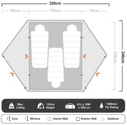Marmot Catalyst 3−Person Tent -Camelbaked Store 1274368