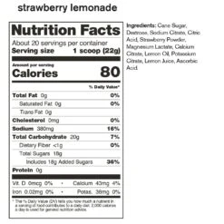 Skratch Labs Hydration Drink Mix 440g Strawberry Lemonade 20 Serve -Camelbaked Store 1275741 hydration drink mix 440g lemonade strawberry