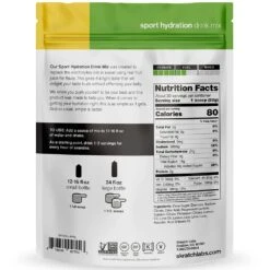 Skratch Labs Hydration Drink Mix 440g Lemon & Lime 20 Serve -Camelbaked Store 1275751 skr sport hydration drink mix 400g resealable pouch lemons limes
