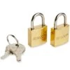 Solid Brass Padlocks 2 Pack -Camelbaked Store 1278377 luggage lock duo pack
